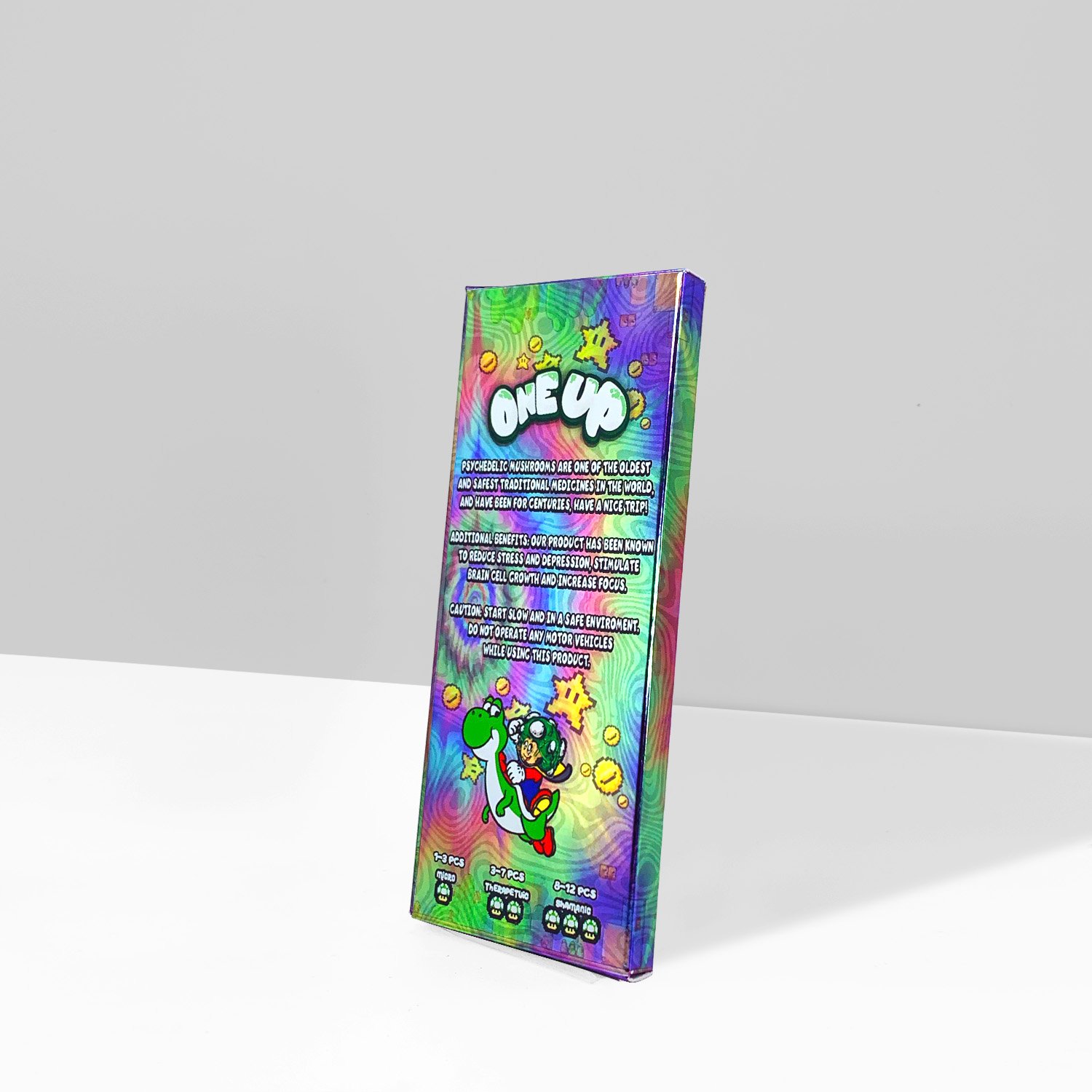 One Up Psilocybin Mushroom Chocolate Bar 3.5g - Image 3