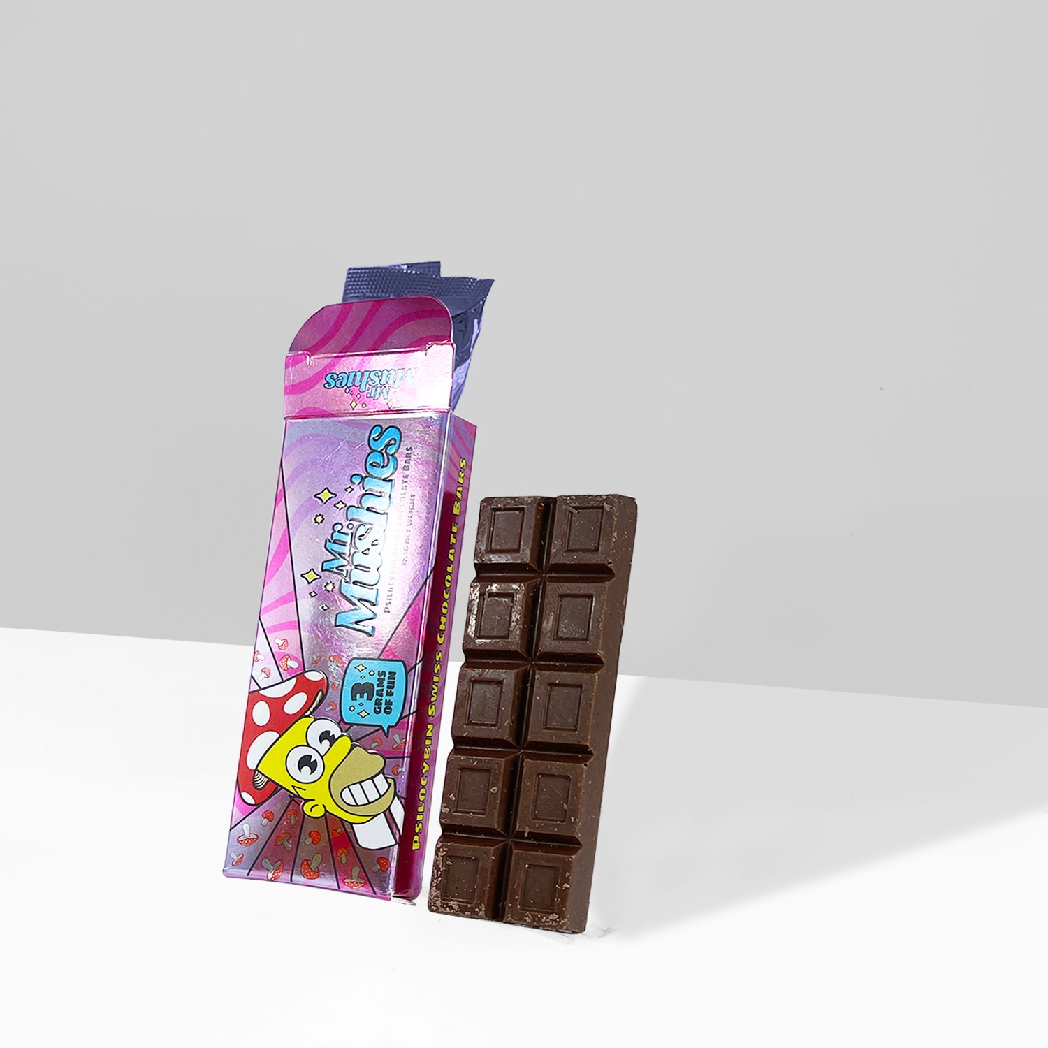 Mr Mushies Psilocybin Swiss Choc Bars – 3g - Image 2